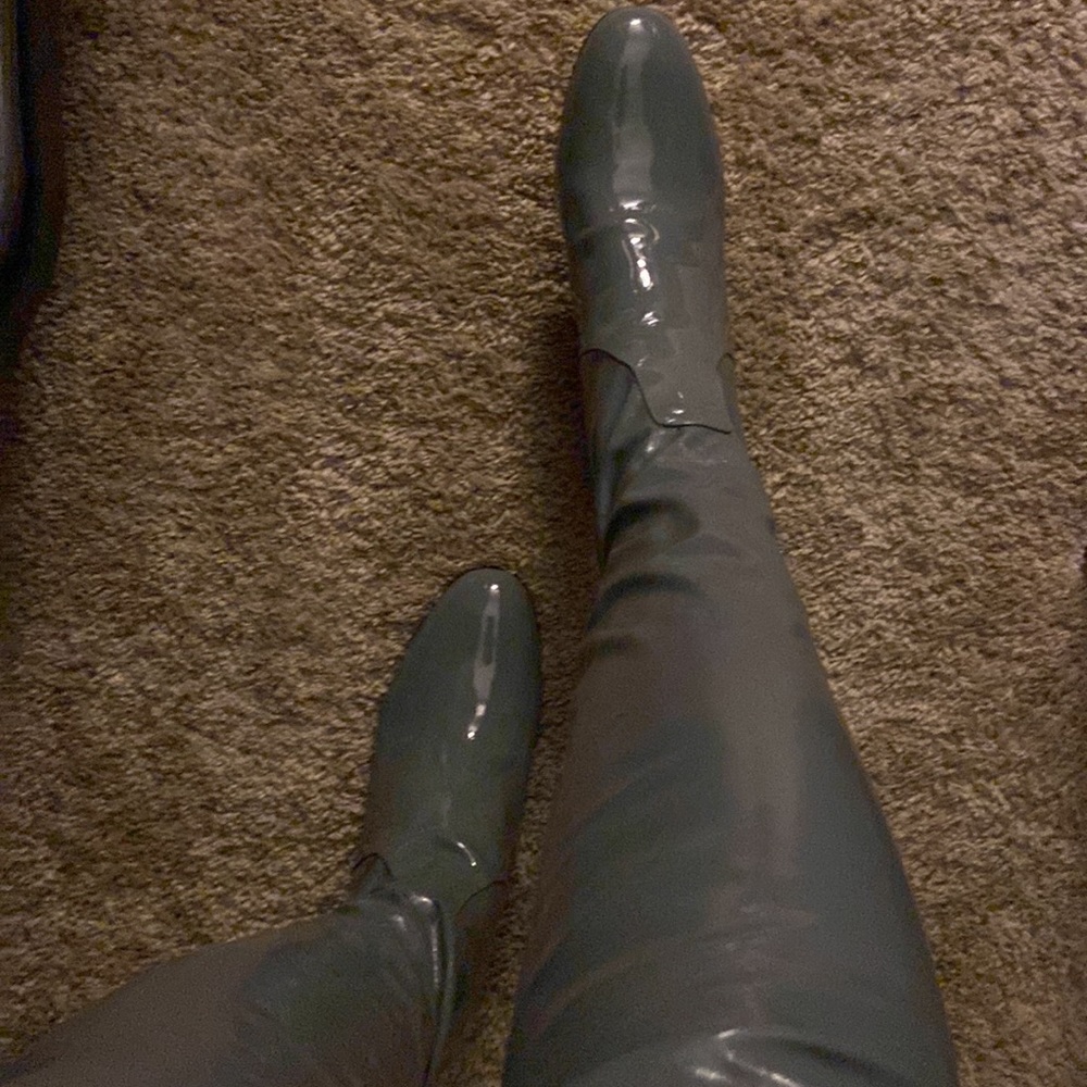 Valentino Garavani Patent Leather over the knee boots